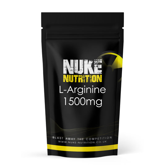 L-Arginine 1500mg High Strength Pre Workout Nitric Oxide Pump Capsules