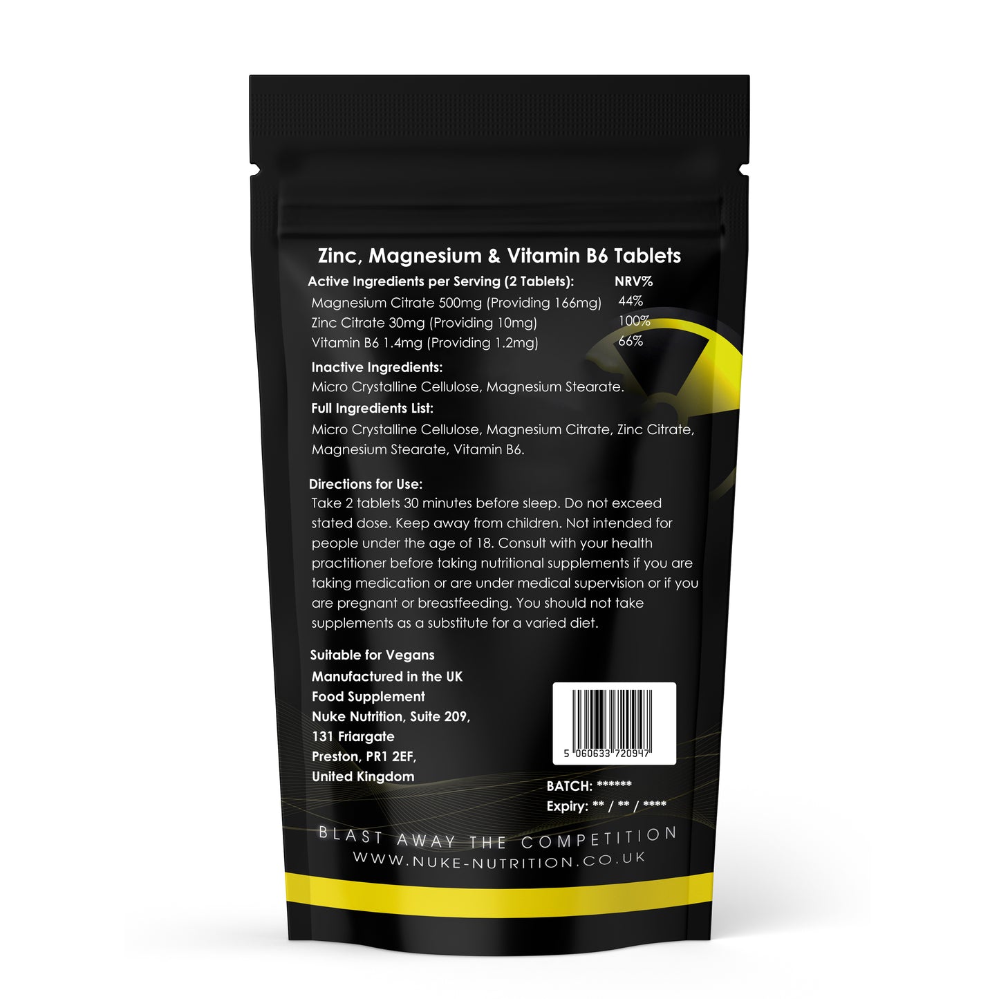 Ultimate Testosterone Booster Muscle Growth Stack Atom, T Bullets, PCT, Maca, Zinc & Magnesium