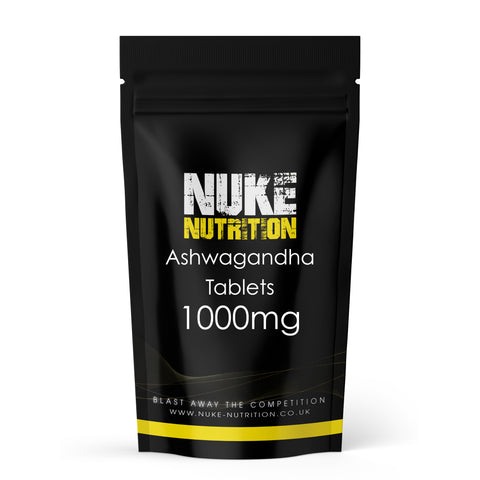 Ashwagandha Stress, Anxiety & Mental Support Strong Herbal Extract 1000mg Strength Tablets 3% Withanolides