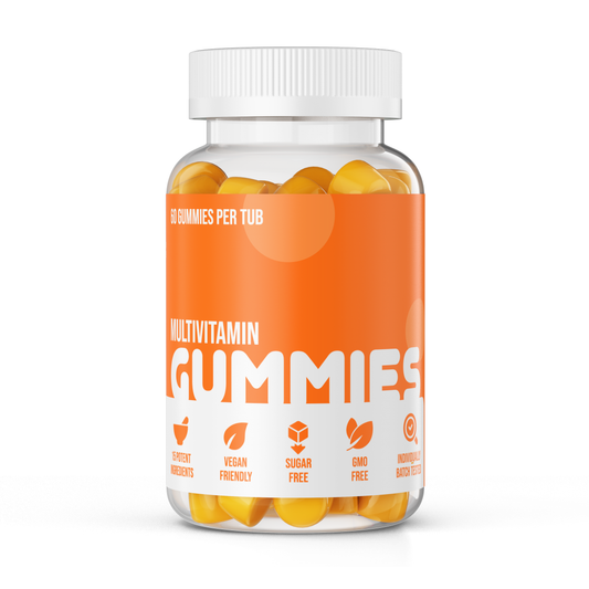 Multivitamins Gummies - High Strength 15 Ingredients - Vitamin D & K2, Zinc, Vitamin B Complex, Inositol x 60 (Mango Flavour)