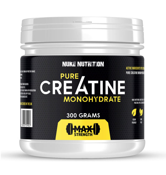 🎁 Creatine Monohydrate Powder 300g High Strength & Micronised for Maximum Absorbency Muscle Growth & Strength (100% off)
