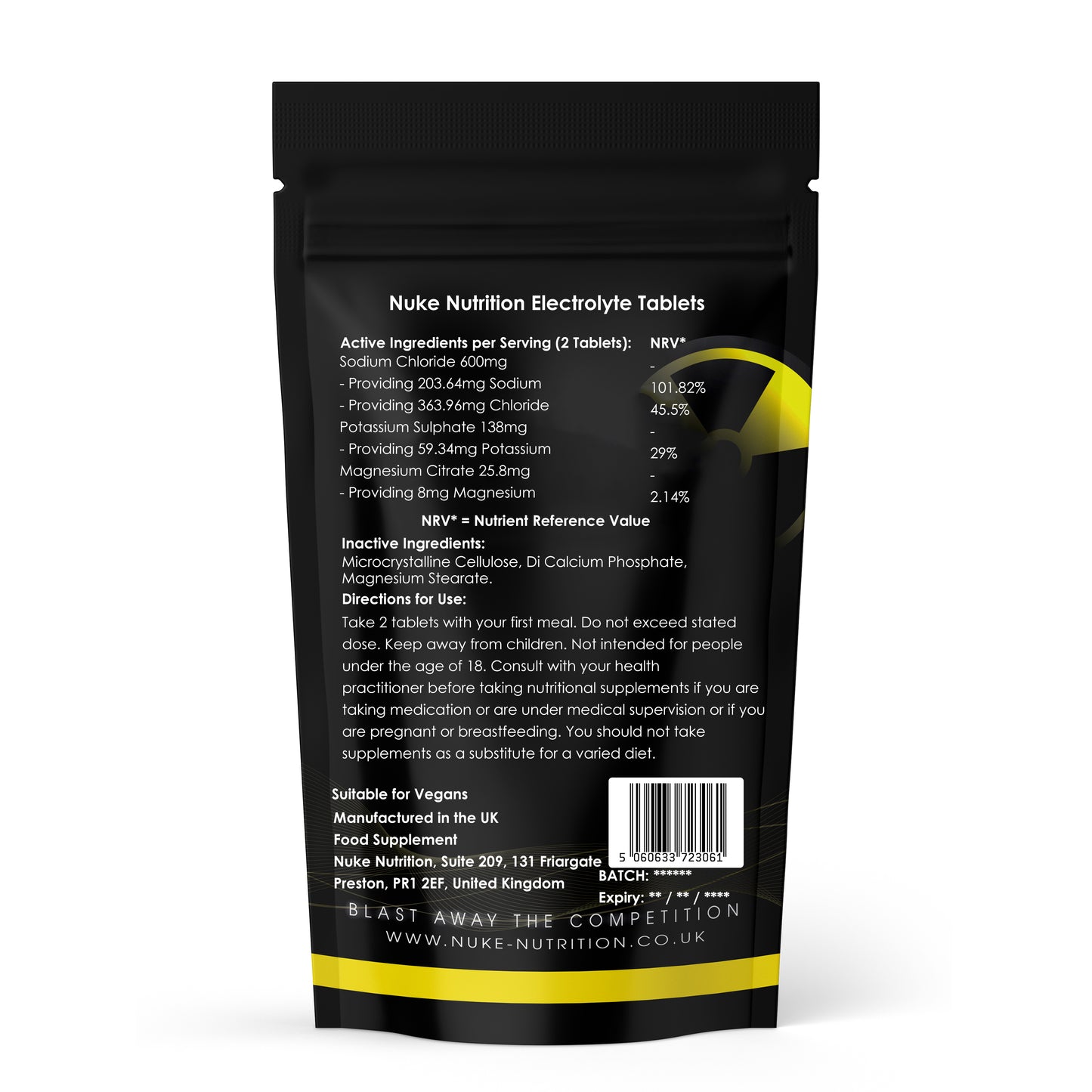 Electrolyte Tablets – Rapid Hydration & Mineral Balance Support