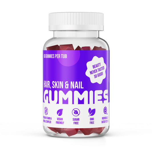 Hair, Skin & Nail Gummies - Stronger Cells and Fortified Growth x 60