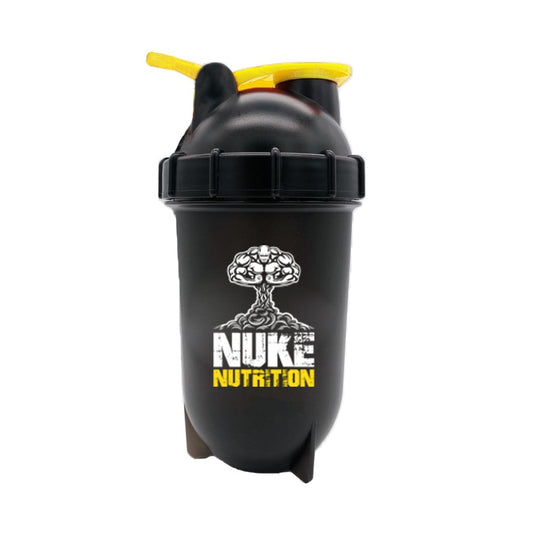 Nuke Nutrition Atom Bomb Protein Shaker Gym Bottle 500ml - Easy Clean & Dishwasher Safe