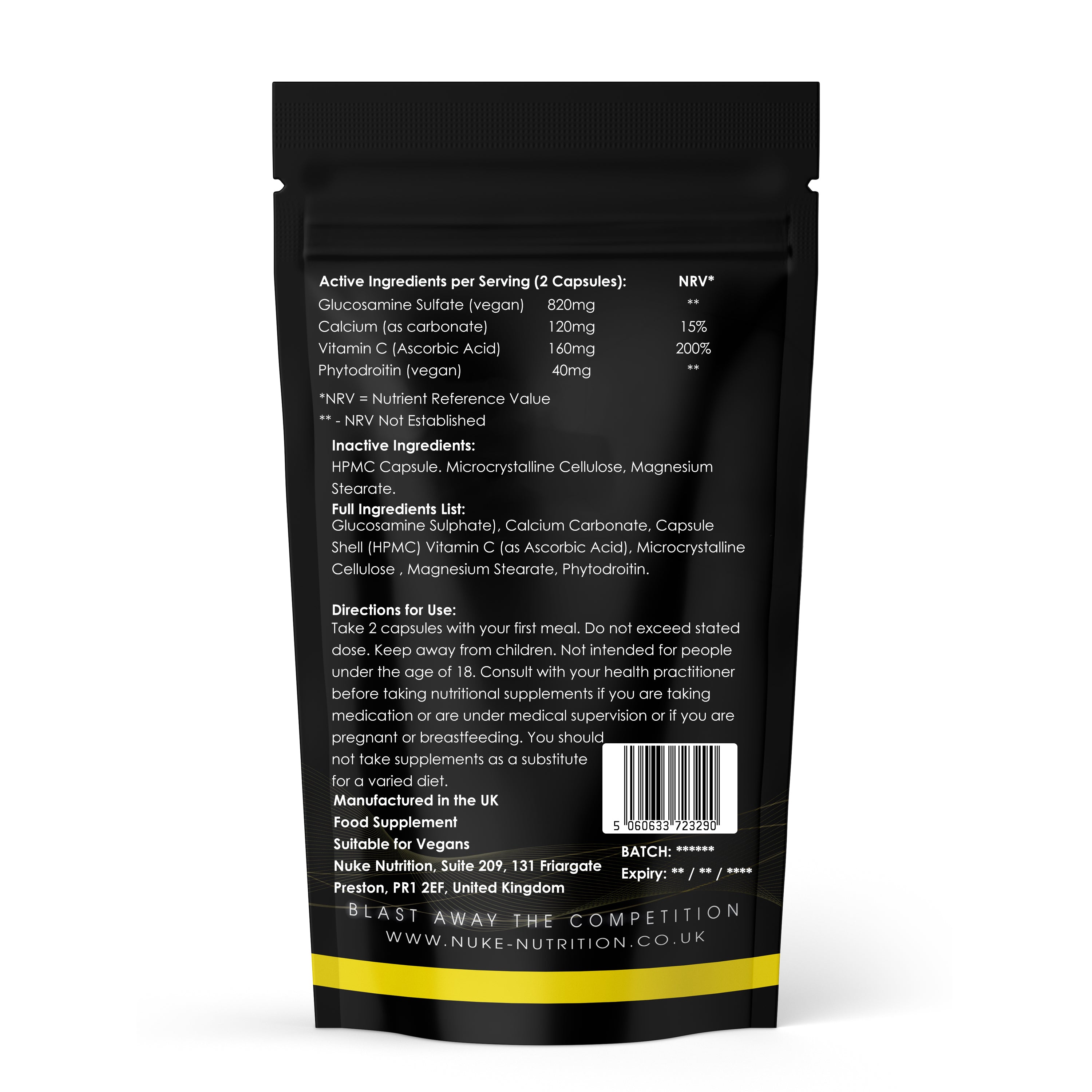 Joint Support Complex High Strength Glucosamine - Flexibility & Cartil ...