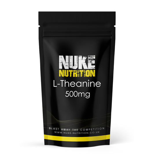L Theanine 500mg Capsules Max Strength Stress & Anxiety Relief - Supports Cognitive Function & Focus