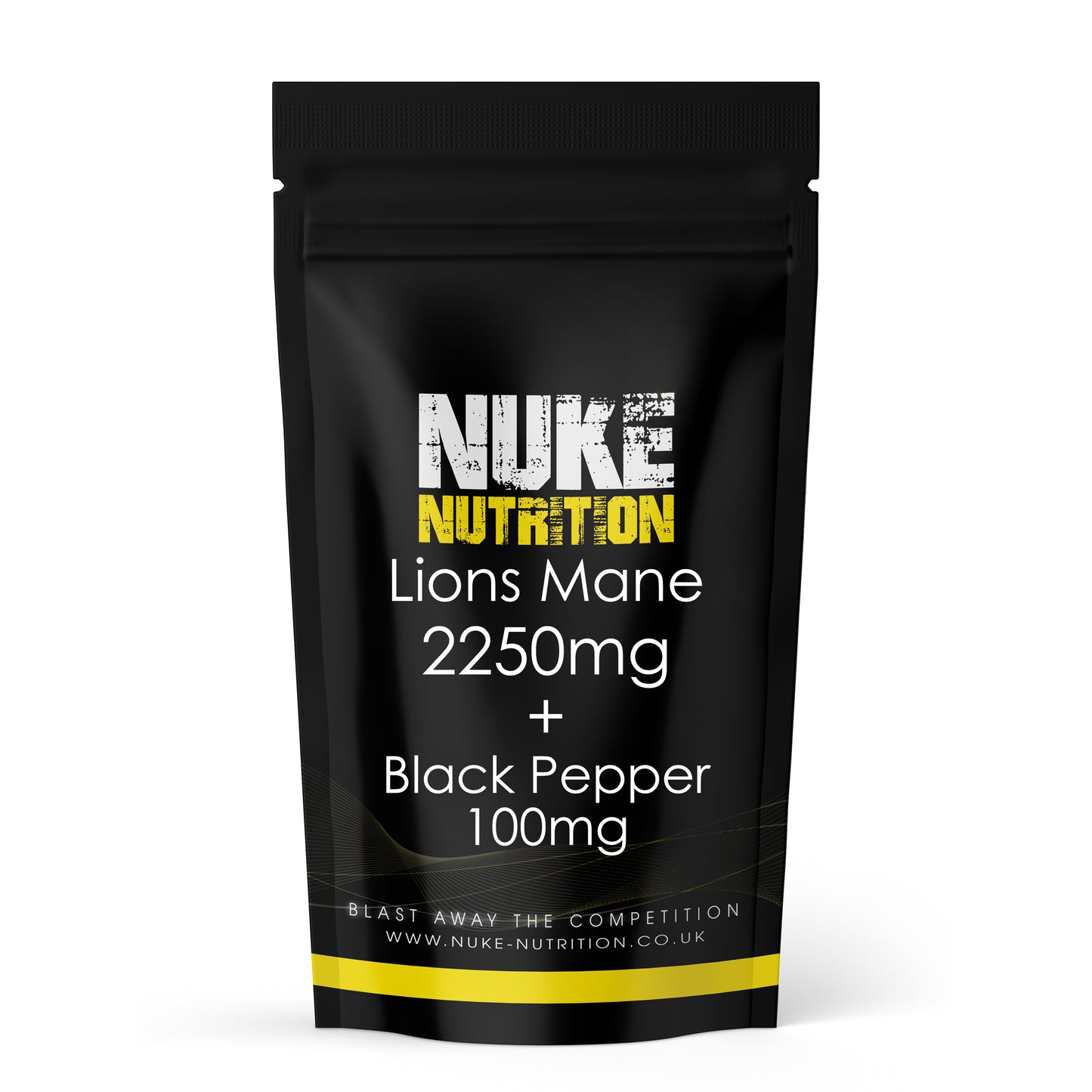 Lion’s Mane 2250mg & Black Pepper Tablets – Cognitive Focus & Brain Health Support