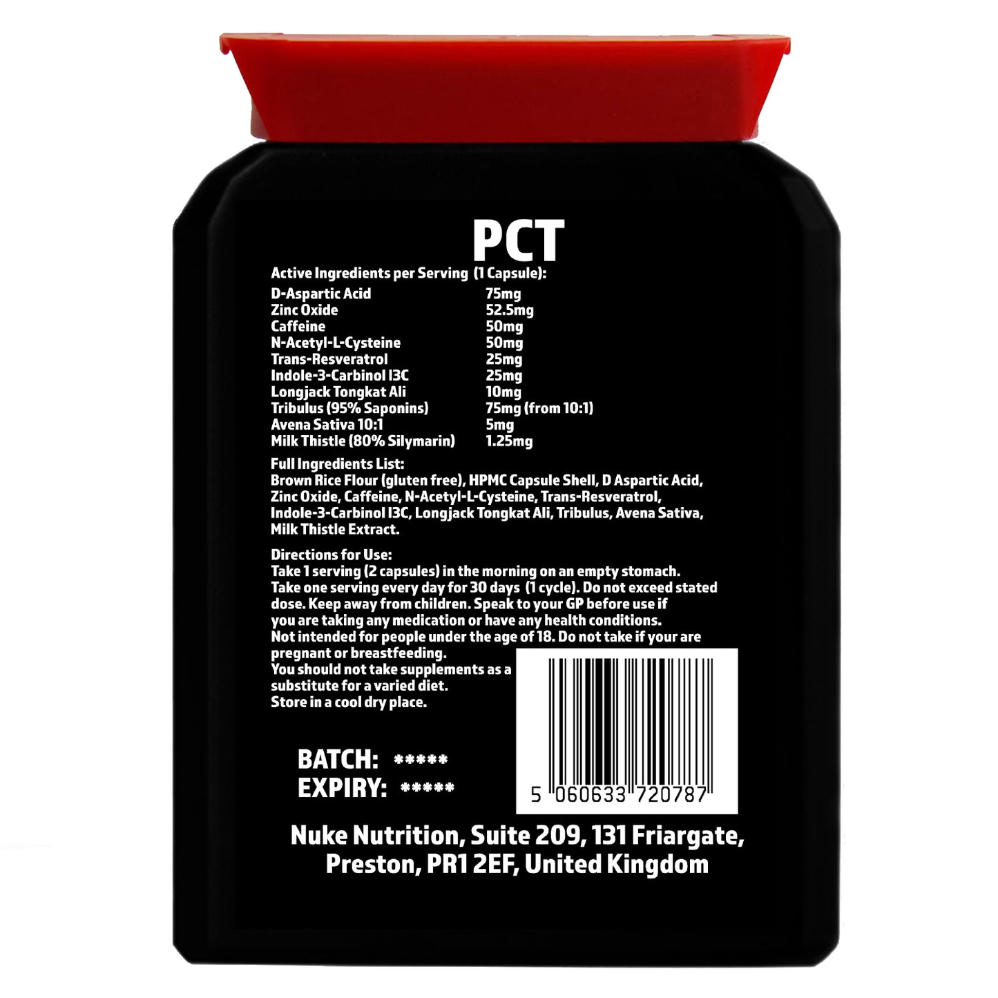 Testosterone Booster Stack Extreme Strength Monthly Cycle Bundle - T Bullets - PCT - Milk Thistle 4000mg