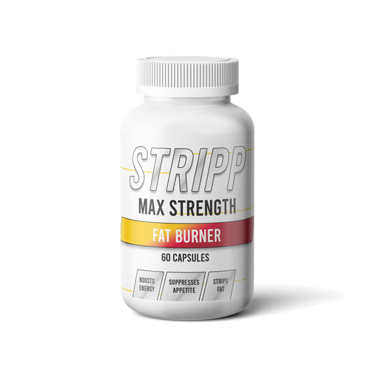 Stripp Fat Burner Weight Loss Diet Pills Max Strength Strongest Legal Capsules x 60