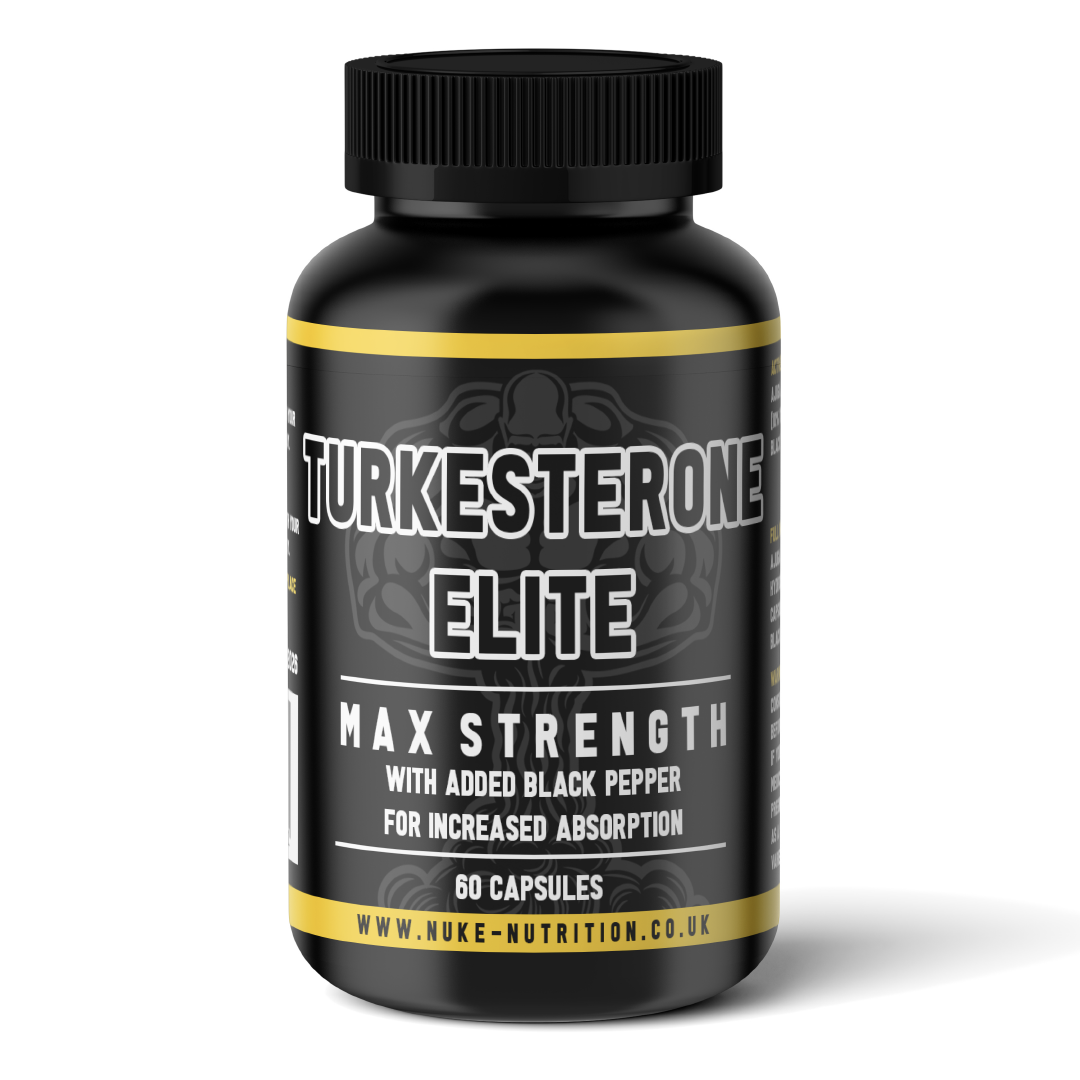 Turkesterone 1000mg + Black Pepper 100mg Pure Ajuga Turkesanica Extract - Boost Performance, Recovery & Strength