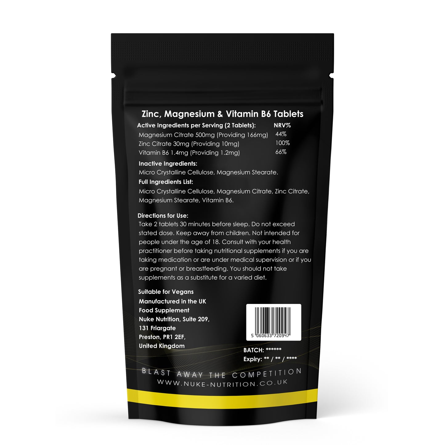 Ultimate Testosterone Booster Muscle Growth Stack Atom, T Bullets, PCT, Maca, Zinc & Magnesium
